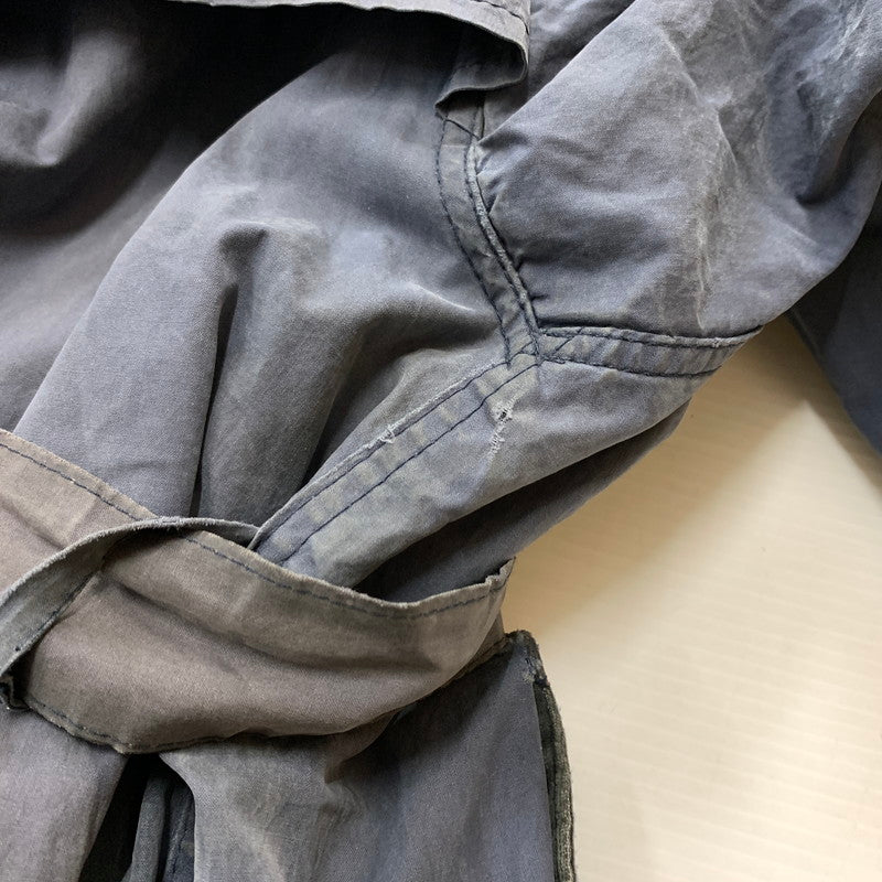 【ジャンク品】【メンズ】 Barbour バブアー TRENCH COAT A605 トレンチコート アウター ロングコート 141-260524-ko-16-tei サイズ：C44/112cm カラー：ネイビー 万代Net店