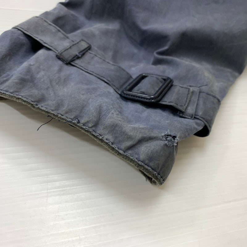 【ジャンク品】【メンズ】 Barbour バブアー TRENCH COAT A605 トレンチコート アウター ロングコート 141-260524-ko-16-tei サイズ：C44/112cm カラー：ネイビー 万代Net店