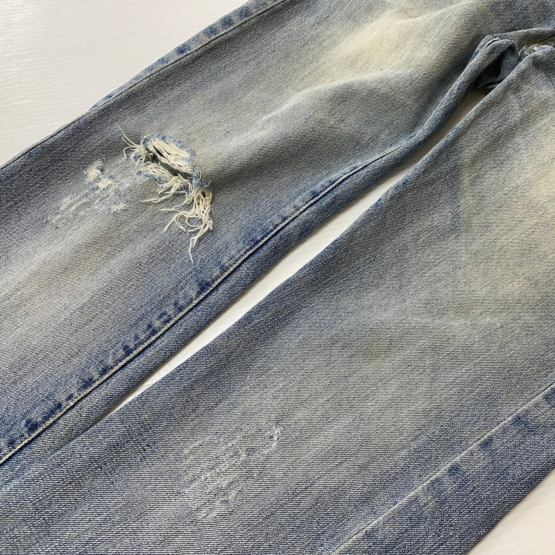【中古品】【メンズ】 HYSTERIC GLAMOUR ヒステリックグラマー STUDDED DENIM PANTS スタッズ デニムパンツ ボトムス 152-260530-yo-03-tei サイズ：30 カラー：インディゴ 万代Net店