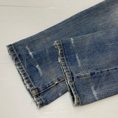 【中古品】【メンズ】 HYSTERIC GLAMOUR ヒステリックグラマー STUDDED DENIM PANTS スタッズ デニムパンツ ボトムス 152-260530-yo-03-tei サイズ：30 カラー：インディゴ 万代Net店