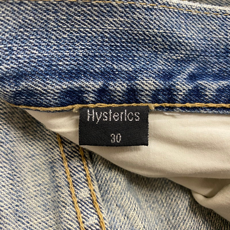 【中古品】【メンズ】 HYSTERIC GLAMOUR ヒステリックグラマー STUDDED DENIM PANTS スタッズ デニムパンツ ボトムス 152-260530-yo-03-tei サイズ：30 カラー：インディゴ 万代Net店