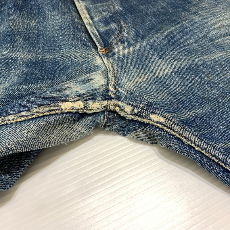 【現状渡し品】【メンズ】 A.P.C. アーペーセー 90's~ BUTTON FLY DENIM PANTS 90年代~ ボタンフライ デニムパンツ ボトムス ジーンズ イーストバイウエスト期 152-260720-ko-23-tei サイズ：30 カラー：インディゴ 万代Net店