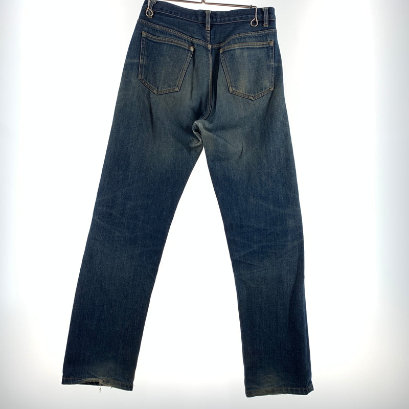 【現状渡し品】【メンズ】 A.P.C. アーペーセー 90's~ BUTTON FLY DENIM PANTS 90年代~ ボタンフライ デニムパンツ ボトムス ジーンズ イーストバイウエスト期 152-260720-ko-23-tei サイズ：30 カラー：インディゴ 万代Net店