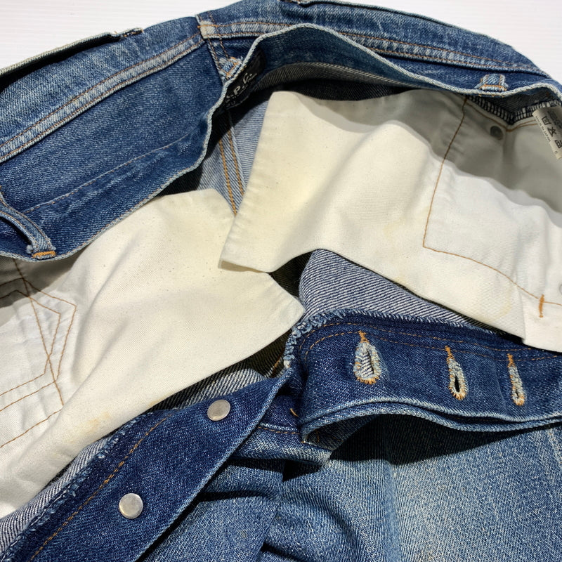 【現状渡し品】【メンズ】 A.P.C. アーペーセー 90's~ BUTTON FLY DENIM PANTS 90年代~ ボタンフライ デニムパンツ ボトムス ジーンズ イーストバイウエスト期 152-260720-ko-23-tei サイズ：30 カラー：インディゴ 万代Net店