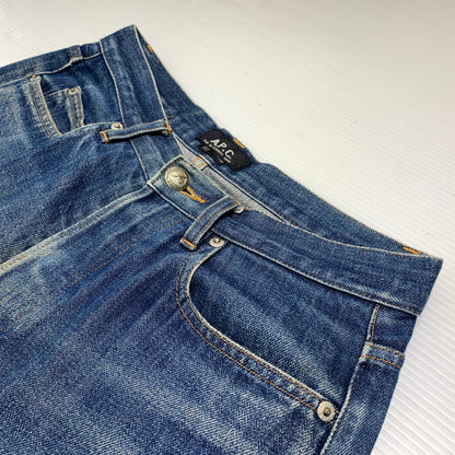 【現状渡し品】【メンズ】 A.P.C. アーペーセー 90's~ BUTTON FLY DENIM PANTS 90年代~ ボタンフライ デニムパンツ ボトムス ジーンズ イーストバイウエスト期 152-260720-ko-23-tei サイズ：30 カラー：インディゴ 万代Net店