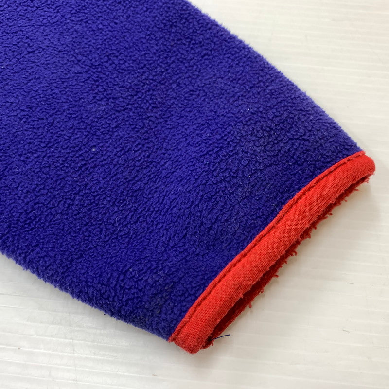 【現状渡し品】【メンズ】 patagonia パタゴニア 80-90's SYNCHILLA SNAP-T TWO-TONE VINTAGE 80-90年代 シンチラ スナップT ツートンカラー ライトアウター フリースジャケット ヴィンテージ 144-260524-ko-12-tei サイズ：L カラー：ブルー×ブラック 万代Net店