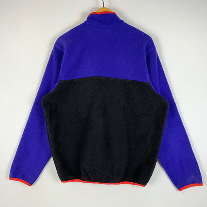 【現状渡し品】【メンズ】 patagonia パタゴニア 80-90's SYNCHILLA SNAP-T TWO-TONE VINTAGE 80-90年代 シンチラ スナップT ツートンカラー ライトアウター フリースジャケット ヴィンテージ 144-260524-ko-12-tei サイズ：L カラー：ブルー×ブラック 万代Net店