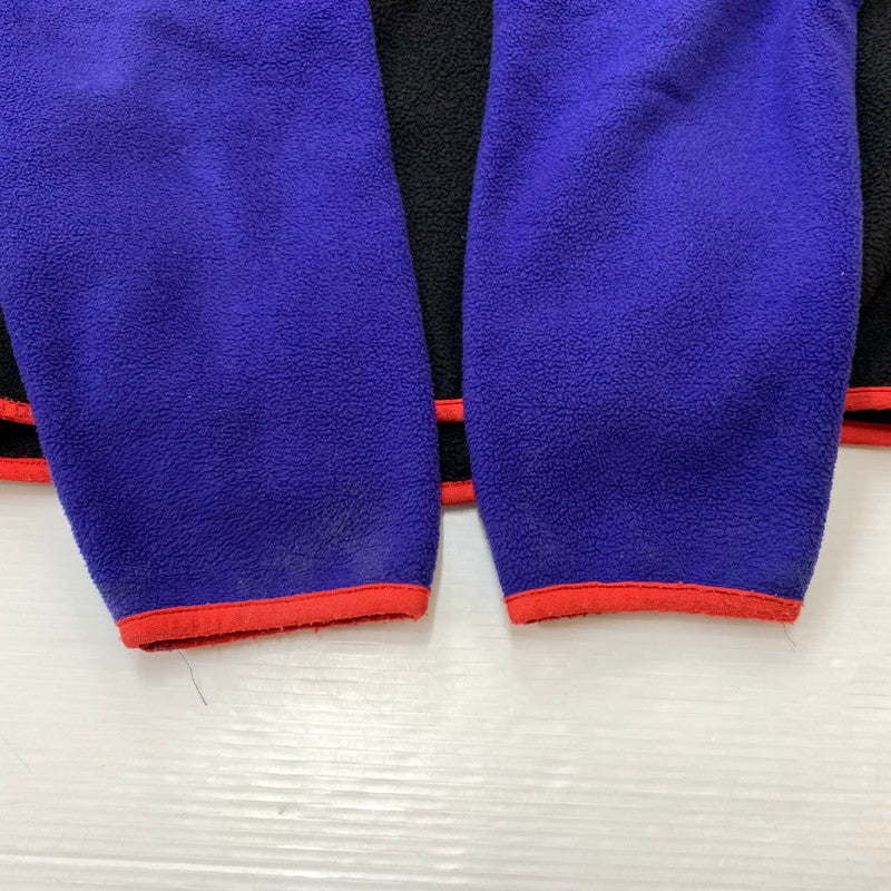 【現状渡し品】【メンズ】 patagonia パタゴニア 80-90's SYNCHILLA SNAP-T TWO-TONE VINTAGE 80-90年代 シンチラ スナップT ツートンカラー ライトアウター フリースジャケット ヴィンテージ 144-260524-ko-12-tei サイズ：L カラー：ブルー×ブラック 万代Net店