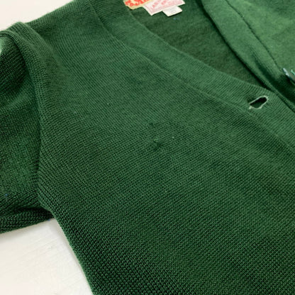 【現状渡し品】【メンズ】 LASLEY KNITTING CO. ラスレイニッティング LETTERED CARDIGAN VINTAGE レタード カーディガン トップス ニット ヴィンテージ 145-260524-ko-14-tei サイズ：不明 カラー：グリーン 万代Net店