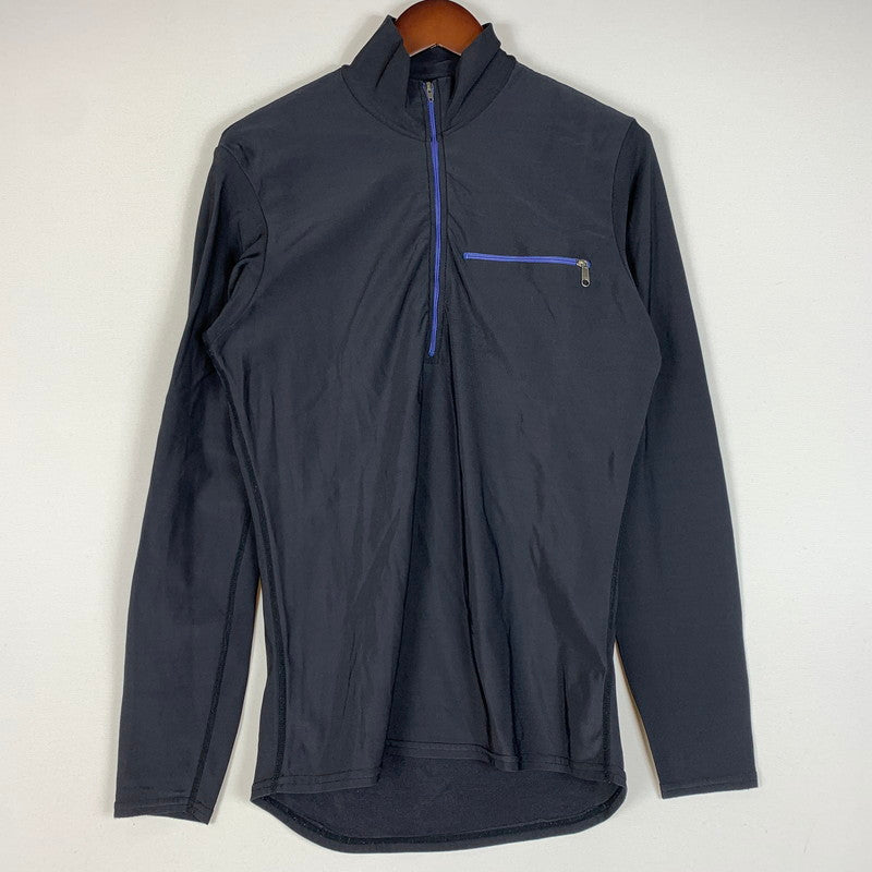【現状渡し品】【メンズ】 patagonia パタゴニア HALF ZIP SOFTSHELL TOP 24611 ハーフジップ ソフトシェル トップ トップス 長袖 144-260524-ko-13-tei サイズ：M カラー：ブラック 万代Net店