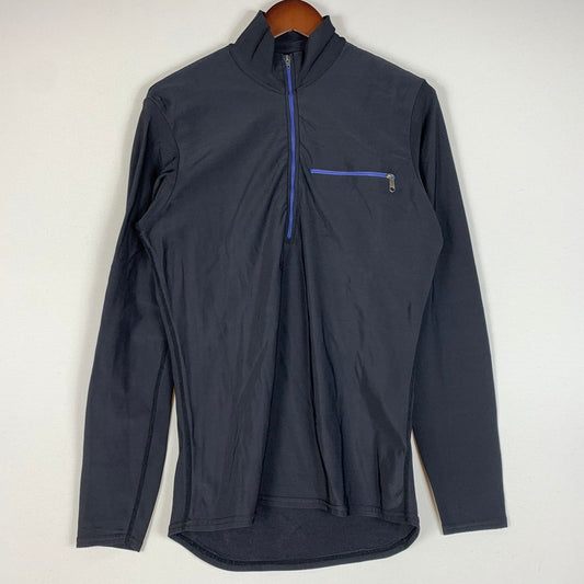 【現状渡し品】【メンズ】 patagonia パタゴニア HALF ZIP SOFTSHELL TOP 24611 ハーフジップ ソフトシェル トップ トップス 長袖 144-260524-ko-13-tei サイズ：M カラー：ブラック 万代Net店