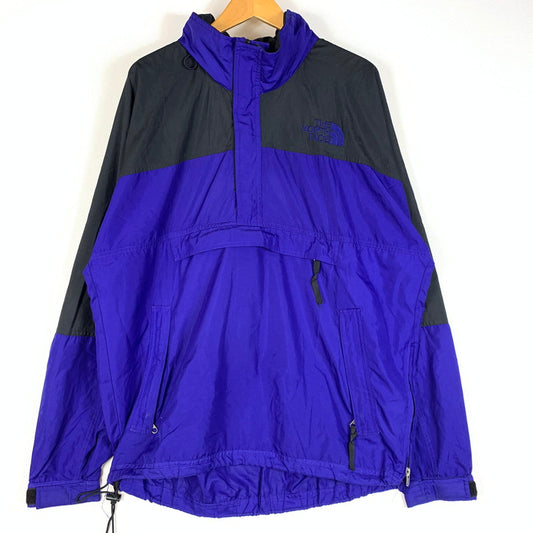 【中古品】【メンズ】 THE NORTH FACE ザ・ノースフェイス NYLON ANORAK JACKET ナイロンアノラック ジャケット ライトアウター マウンテンパーカー 144-260524-ko-09-tei サイズ：不明 カラー：ブルー/ブラック 万代Net店