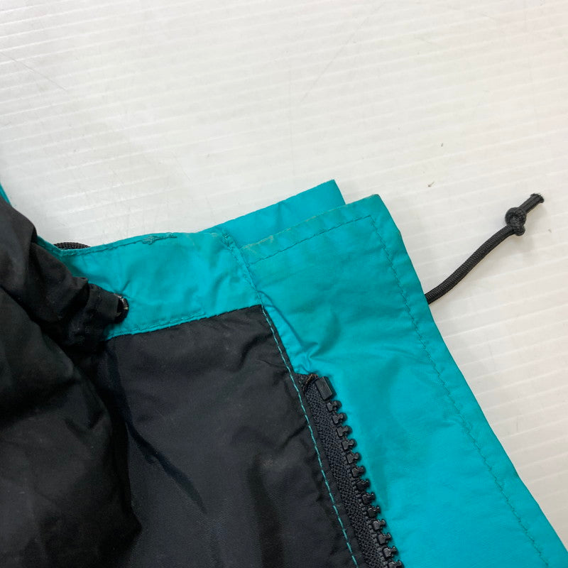 【現状渡し品】【メンズ】 THE NORTH FACE ザ・ノースフェイス MOUNTAIN PARKA MADE IN USA マウンテンパーカー ライトアウター ナイロンジャケット USA製 144-260524-ko-11-tei サイズ：XS カラー：ターコイズ 万代Net店