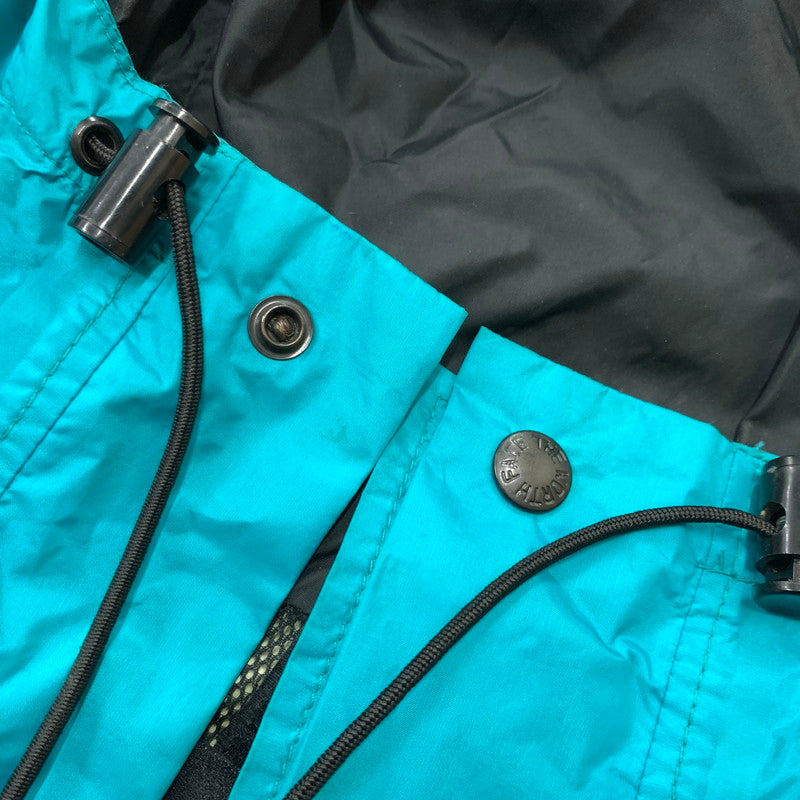 【現状渡し品】【メンズ】 THE NORTH FACE ザ・ノースフェイス MOUNTAIN PARKA MADE IN USA マウンテンパーカー ライトアウター ナイロンジャケット USA製 144-260524-ko-11-tei サイズ：XS カラー：ターコイズ 万代Net店