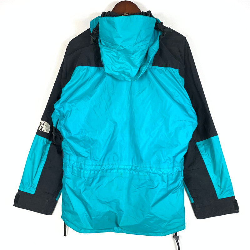 【現状渡し品】【メンズ】 THE NORTH FACE ザ・ノースフェイス MOUNTAIN PARKA MADE IN USA マウンテンパーカー ライトアウター ナイロンジャケット USA製 144-260524-ko-11-tei サイズ：XS カラー：ターコイズ 万代Net店