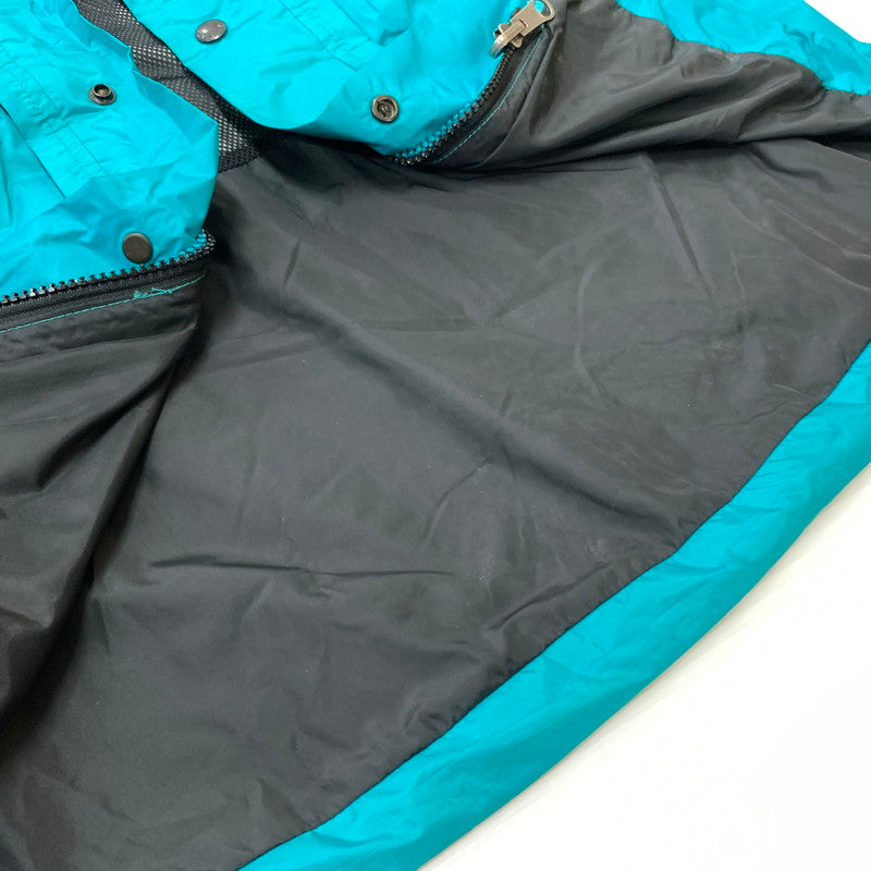 【現状渡し品】【メンズ】 THE NORTH FACE ザ・ノースフェイス MOUNTAIN PARKA MADE IN USA マウンテンパーカー ライトアウター ナイロンジャケット USA製 144-260524-ko-11-tei サイズ：XS カラー：ターコイズ 万代Net店