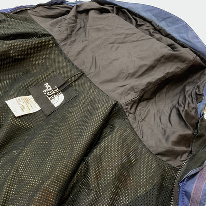 【ジャンク品】【メンズ】 THE NORTH FACE ザ・ノースフェイス MOUNTAIN PARKA MADE IN USA マウンテンパーカー ライトアウター ナイロンジャケット USA製 144-260524-ko-10-tei サイズ：L カラー：ブルー 万代Net店