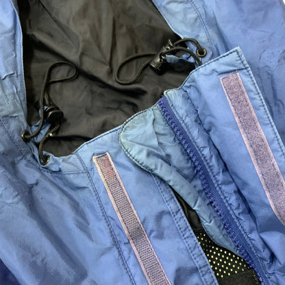【ジャンク品】【メンズ】 THE NORTH FACE ザ・ノースフェイス MOUNTAIN PARKA MADE IN USA マウンテンパーカー ライトアウター ナイロンジャケット USA製 144-260524-ko-10-tei サイズ：L カラー：ブルー 万代Net店