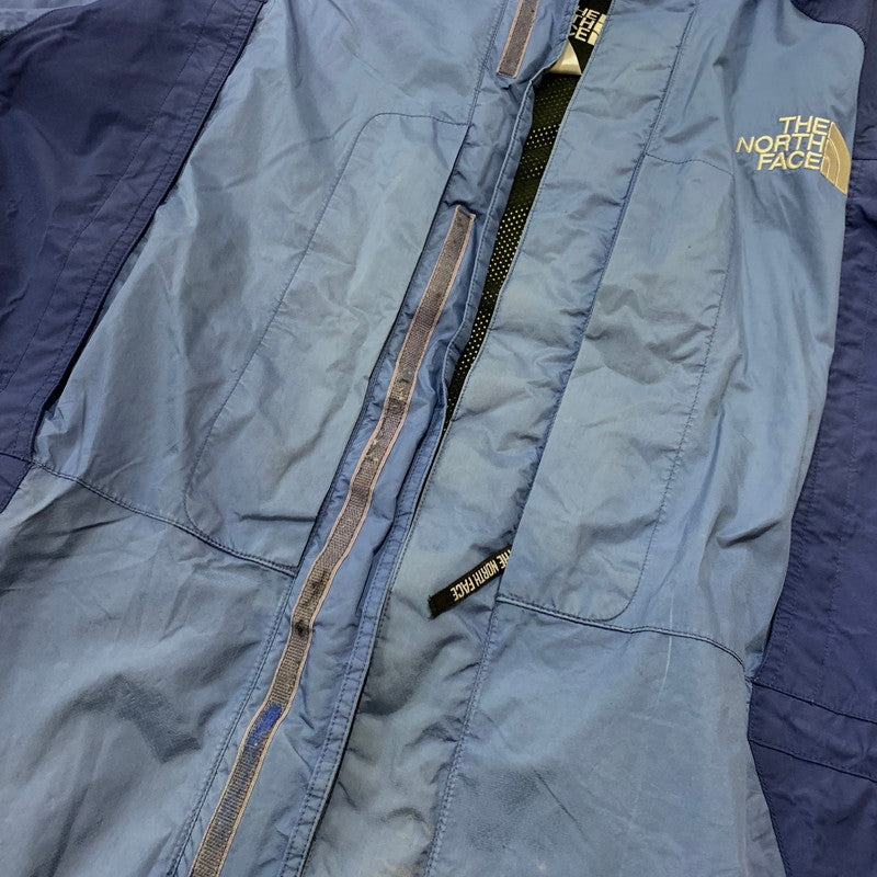 【ジャンク品】【メンズ】 THE NORTH FACE ザ・ノースフェイス MOUNTAIN PARKA MADE IN USA マウンテンパーカー ライトアウター ナイロンジャケット USA製 144-260524-ko-10-tei サイズ：L カラー：ブルー 万代Net店