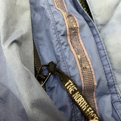 【ジャンク品】【メンズ】 THE NORTH FACE ザ・ノースフェイス MOUNTAIN PARKA MADE IN USA マウンテンパーカー ライトアウター ナイロンジャケット USA製 144-260524-ko-10-tei サイズ：L カラー：ブルー 万代Net店