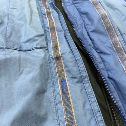 【ジャンク品】【メンズ】 THE NORTH FACE ザ・ノースフェイス MOUNTAIN PARKA MADE IN USA マウンテンパーカー ライトアウター ナイロンジャケット USA製 144-260524-ko-10-tei サイズ：L カラー：ブルー 万代Net店