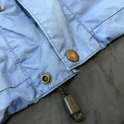 【ジャンク品】【メンズ】 THE NORTH FACE ザ・ノースフェイス MOUNTAIN PARKA MADE IN USA マウンテンパーカー ライトアウター ナイロンジャケット USA製 144-260524-ko-10-tei サイズ：L カラー：ブルー 万代Net店