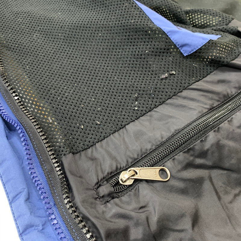 【ジャンク品】【メンズ】 THE NORTH FACE ザ・ノースフェイス MOUNTAIN PARKA MADE IN USA マウンテンパーカー ライトアウター ナイロンジャケット USA製 144-260524-ko-10-tei サイズ：L カラー：ブルー 万代Net店