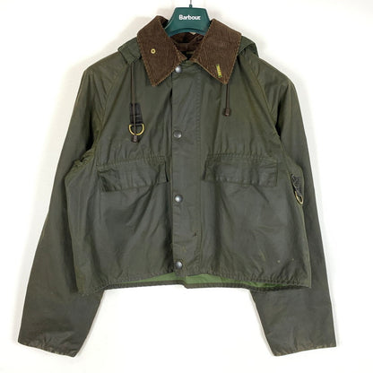 【ジャンク品】【メンズ】 Barbour バブアー SPEY JACKET VINTAGE A130 スペイ ジャケット アウター ヴィンテージ 141-260524-ko-21-tei サイズ：M カラー：カーキ 万代Net店