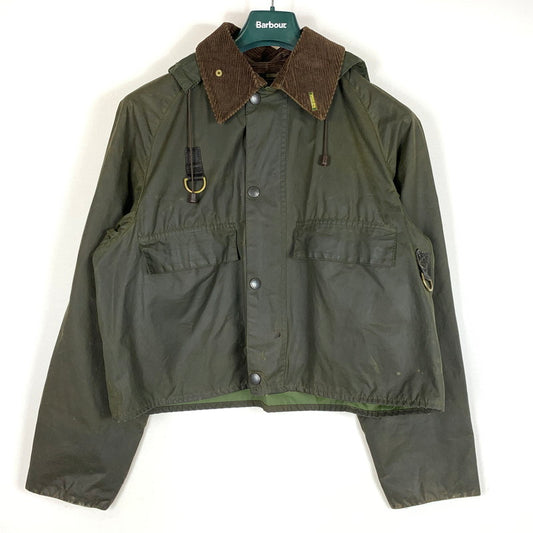 【ジャンク品】【メンズ】 Barbour バブアー SPEY JACKET VINTAGE A130 スペイ ジャケット アウター ヴィンテージ 141-260524-ko-21-tei サイズ：M カラー：カーキ 万代Net店