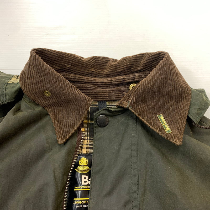 【ジャンク品】【メンズ】 Barbour バブアー SPEY JACKET VINTAGE A130 スペイ ジャケット アウター ヴィンテージ 141-260524-ko-21-tei サイズ：M カラー：カーキ 万代Net店