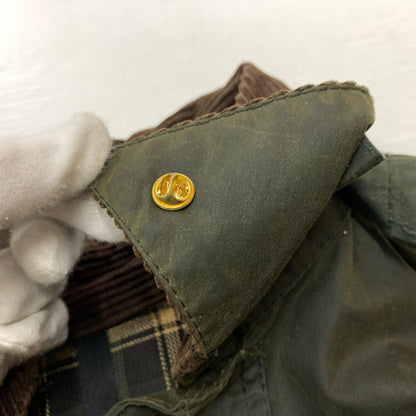 【ジャンク品】【メンズ】 Barbour バブアー SPEY JACKET VINTAGE A130 スペイ ジャケット アウター ヴィンテージ 141-260524-ko-21-tei サイズ：M カラー：カーキ 万代Net店