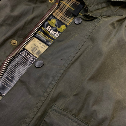 【ジャンク品】【メンズ】 Barbour バブアー SPEY JACKET VINTAGE A130 スペイ ジャケット アウター ヴィンテージ 141-260524-ko-21-tei サイズ：M カラー：カーキ 万代Net店