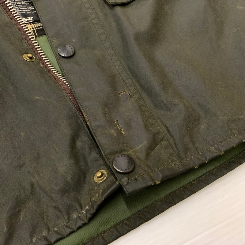 【ジャンク品】【メンズ】 Barbour バブアー SPEY JACKET VINTAGE A130 スペイ ジャケット アウター ヴィンテージ 141-260524-ko-21-tei サイズ：M カラー：カーキ 万代Net店