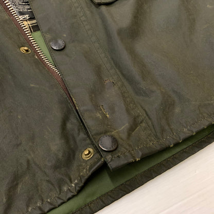 【ジャンク品】【メンズ】 Barbour バブアー SPEY JACKET VINTAGE A130 スペイ ジャケット アウター ヴィンテージ 141-260524-ko-21-tei サイズ：M カラー：カーキ 万代Net店