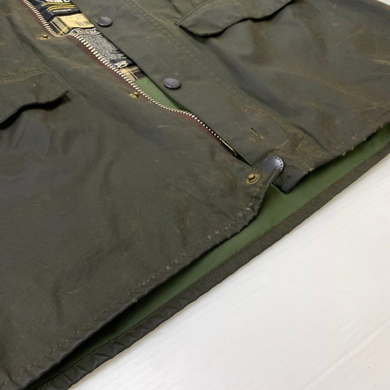 【ジャンク品】【メンズ】 Barbour バブアー SPEY JACKET VINTAGE A130 スペイ ジャケット アウター ヴィンテージ 141-260524-ko-21-tei サイズ：M カラー：カーキ 万代Net店