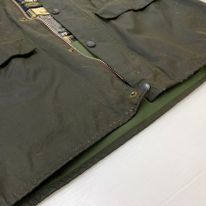 【ジャンク品】【メンズ】 Barbour バブアー SPEY JACKET VINTAGE A130 スペイ ジャケット アウター ヴィンテージ 141-260524-ko-21-tei サイズ：M カラー：カーキ 万代Net店