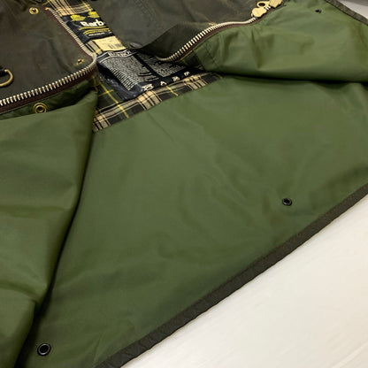 【ジャンク品】【メンズ】 Barbour バブアー SPEY JACKET VINTAGE A130 スペイ ジャケット アウター ヴィンテージ 141-260524-ko-21-tei サイズ：M カラー：カーキ 万代Net店