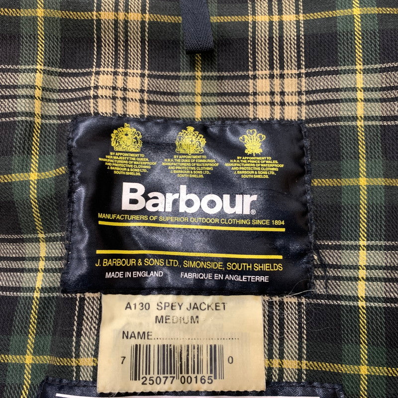 【ジャンク品】【メンズ】 Barbour バブアー SPEY JACKET VINTAGE A130 スペイ ジャケット アウター ヴィンテージ 141-260524-ko-21-tei サイズ：M カラー：カーキ 万代Net店