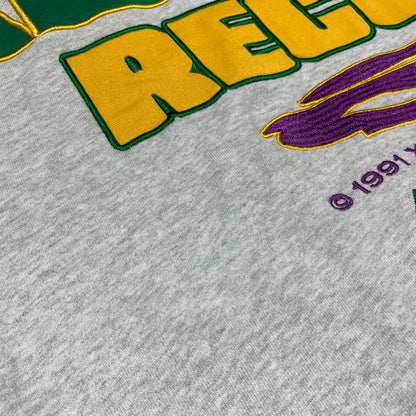 【中古品】【メンズ】 X-LARGE エクストララージ LOGO CREWNECK SWEAT 101223012013 ロゴ クルーネック スウェット 長袖 トップス トレーナー 142-260703-yo-15-tei サイズ：XL カラー：グレー 万代Net店