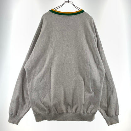 【中古品】【メンズ】 X-LARGE エクストララージ LOGO CREWNECK SWEAT 101223012013 ロゴ クルーネック スウェット 長袖 トップス トレーナー 142-260703-yo-15-tei サイズ：XL カラー：グレー 万代Net店