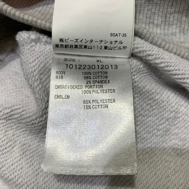 【中古品】【メンズ】 X-LARGE エクストララージ LOGO CREWNECK SWEAT 101223012013 ロゴ クルーネック スウェット 長袖 トップス トレーナー 142-260703-yo-15-tei サイズ：XL カラー：グレー 万代Net店