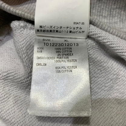 【中古品】【メンズ】 X-LARGE エクストララージ LOGO CREWNECK SWEAT 101223012013 ロゴ クルーネック スウェット 長袖 トップス トレーナー 142-260703-yo-15-tei サイズ：XL カラー：グレー 万代Net店