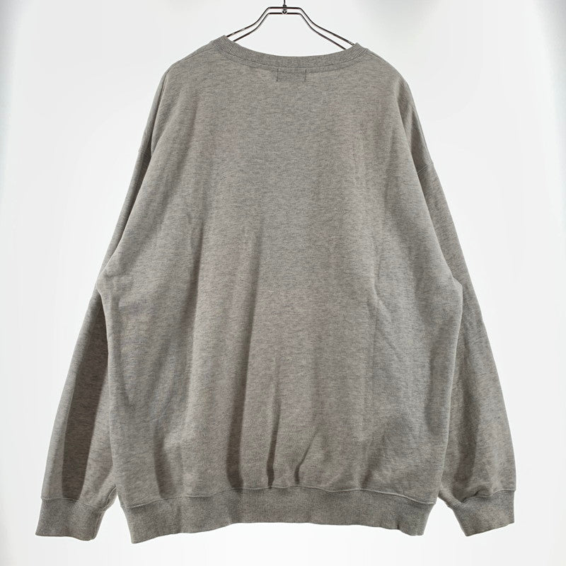 【中古品】【メンズ】 X-LARGE エクストララージ COLLEGE LOGO CREWNECK SWEAT 101223012003 カレッジロゴ クルーネック スウェット 長袖 トップス トレーナー 142-260703-yo-17-tei サイズ：XL カラー：グレー 万代Net店