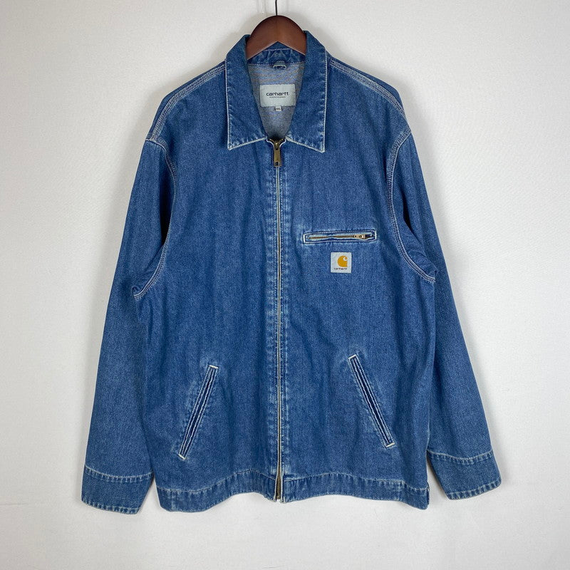 【中古品】【メンズ】 Carhartt WIP カーハート ワークインプログレス DENIM DETROIT JACKET IO24846 デニム デトロイトジャケット アウター デニムジャケット Gジャン 145-260518-ks-16-tei サイズ：XXL カラー：デニム 万代Net店