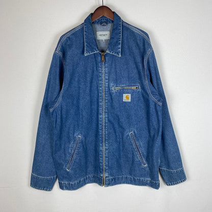 【中古品】【メンズ】 Carhartt WIP カーハート ワークインプログレス DENIM DETROIT JACKET IO24846 デニム デトロイトジャケット アウター デニムジャケット Gジャン 145-260518-ks-16-tei サイズ：XXL カラー：デニム 万代Net店