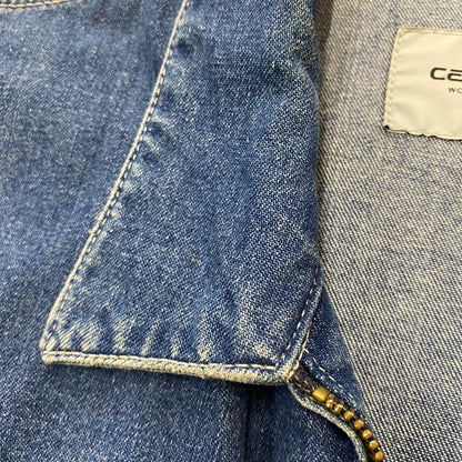 【中古品】【メンズ】 Carhartt WIP カーハート ワークインプログレス DENIM DETROIT JACKET IO24846 デニム デトロイトジャケット アウター デニムジャケット Gジャン 145-260518-ks-16-tei サイズ：XXL カラー：デニム 万代Net店