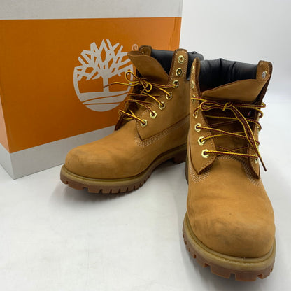 【中古品】【メンズ】 Timberland ティンバーランド 6INCH PREMIUM BOOTS 110061 6インチ プレミアム ブーツ 靴 ワークブーツ 164-260606-ko-01-tei サイズ：26.5cm カラー：キャメル 万代Net店