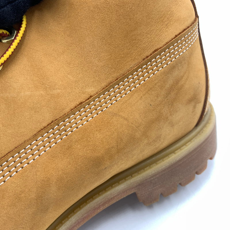 【中古品】【メンズ】 Timberland ティンバーランド 6INCH PREMIUM BOOTS 110061 6インチ プレミアム ブーツ 靴 ワークブーツ 164-260606-ko-01-tei サイズ：26.5cm カラー：キャメル 万代Net店