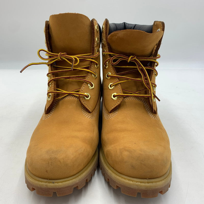 【中古品】【メンズ】 Timberland ティンバーランド 6INCH PREMIUM BOOTS 110061 6インチ プレミアム ブーツ 靴 ワークブーツ 164-260606-ko-01-tei サイズ：26.5cm カラー：キャメル 万代Net店