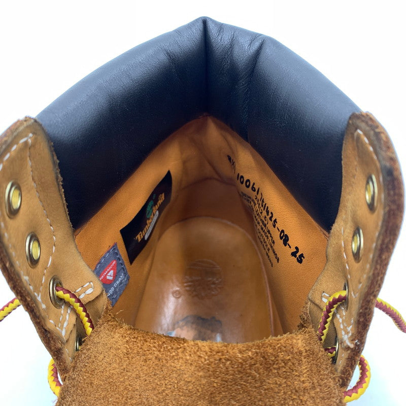 【中古品】【メンズ】 Timberland ティンバーランド 6INCH PREMIUM BOOTS 110061 6インチ プレミアム ブーツ 靴 ワークブーツ 164-260606-ko-01-tei サイズ：26.5cm カラー：キャメル 万代Net店